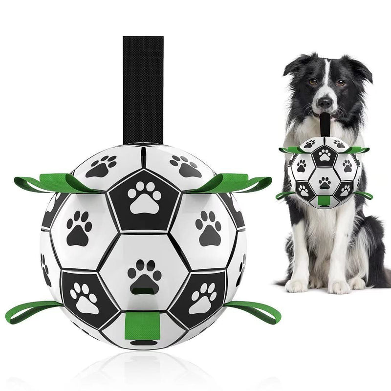 Interactive Dog Soccer Ball Toy - Boost Outdoor Fun & Training for Large Dogs! Perfect for Border Collies & Active Pups!