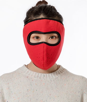 Cold mask made of soft microfiber breathable warm and cold