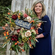 Stunning Cheetah Halloween Wreath