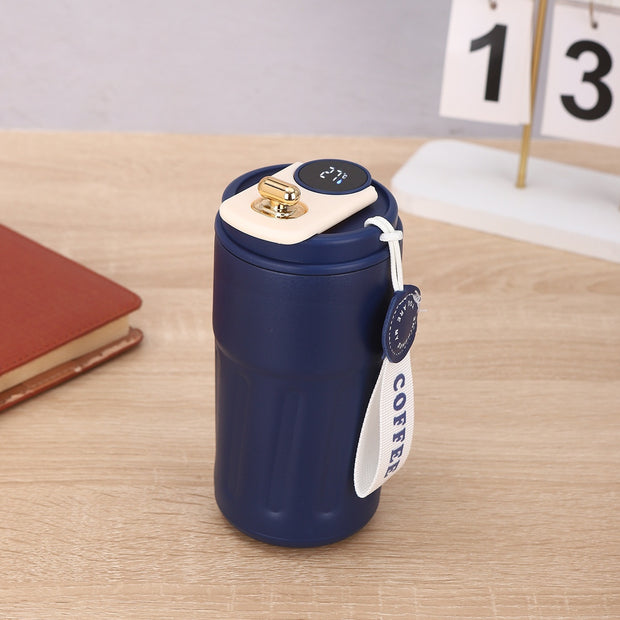 Smart Digital Thermal Bottle with LCD Display for Portable Coffee and Tea