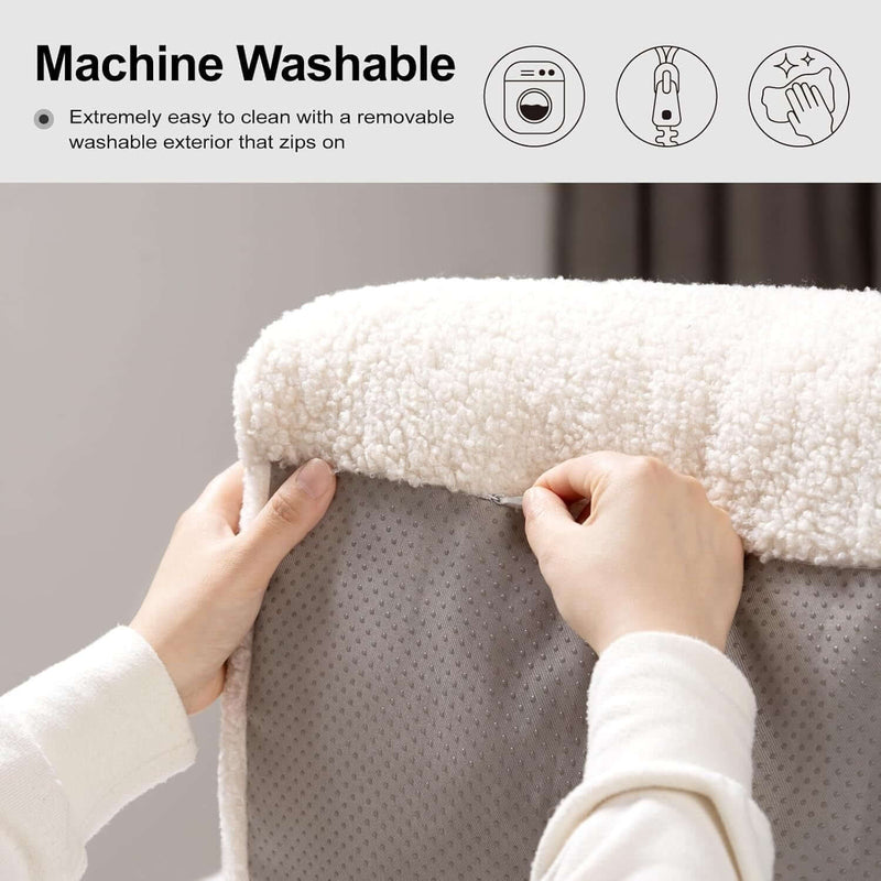 MEWOOFUN Orthopedic Pet Sofa - Cozy Washable Couch for Medium & Large Dogs & Cats, 40x24x12 Inch, Non-Slip Design