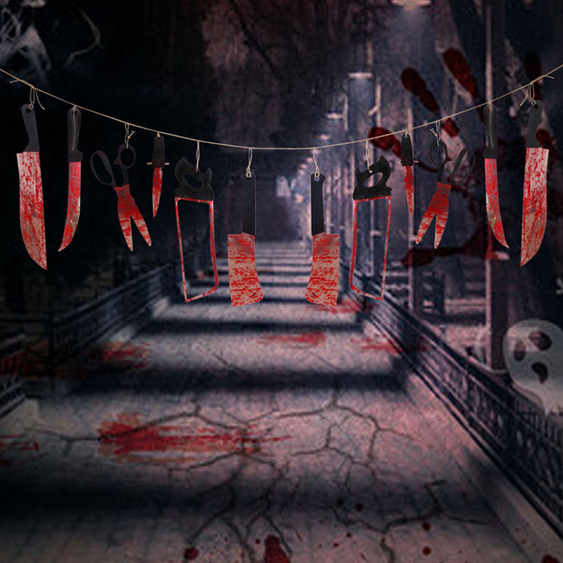 Blood Knife Halloween Decoration