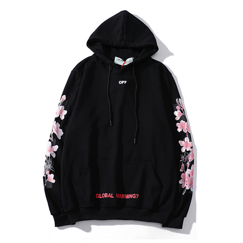 Sakura Arrow Print Unisex Hoodie -Make a Bold Statement In Style