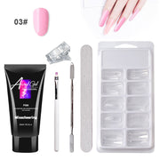 Painless extension gel nail art set brings salon-quality 