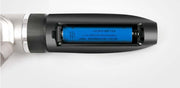 Close-up view of the rechargeable battery compartment in a dog hair clipper, featuring a 3000mAh lithium-ion battery.