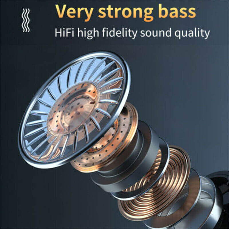 TWS 5.1 Waterproof Bluetooth Earphones - Unleash Your Workout with True Wireless Sports Sound