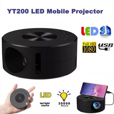 Smart Projector WiFi Portable 1080P Home Theater Video LED