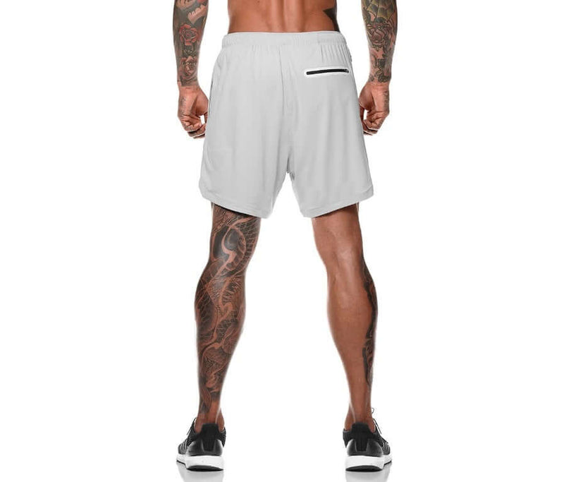 compression shorts with phone pocket