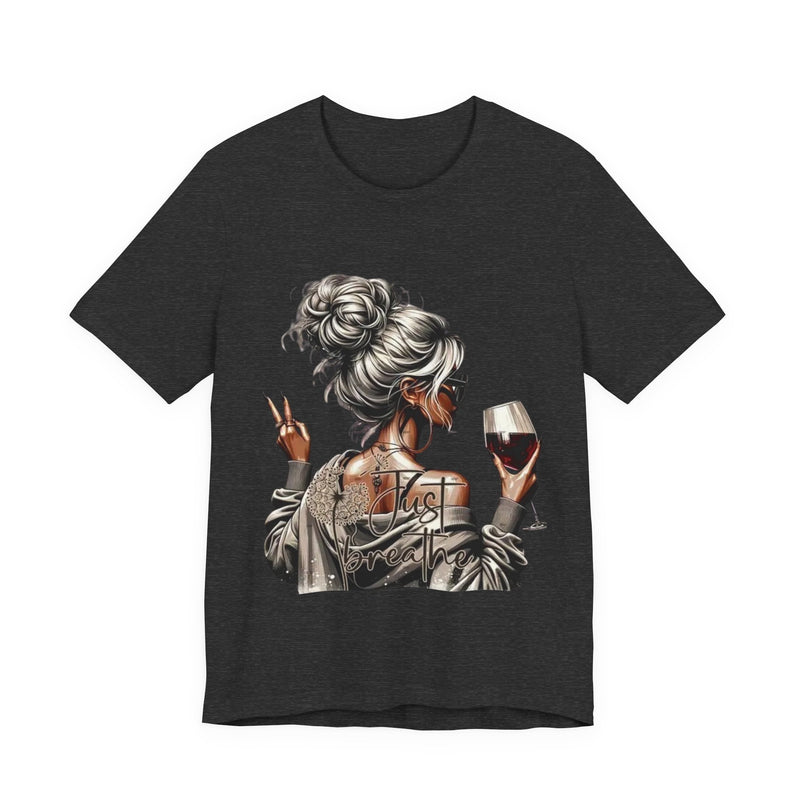 Chic Wine Lover Tee - Perfect for Wine Nights, Casual Outfits & Gifting Friends! Embrace Relaxed Style & Celebrate Your Passion!