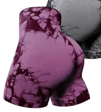 Seamless High-Waist Tie-Dye Yoga Pants for Ultimate Comfort and Hip-Lifting Style