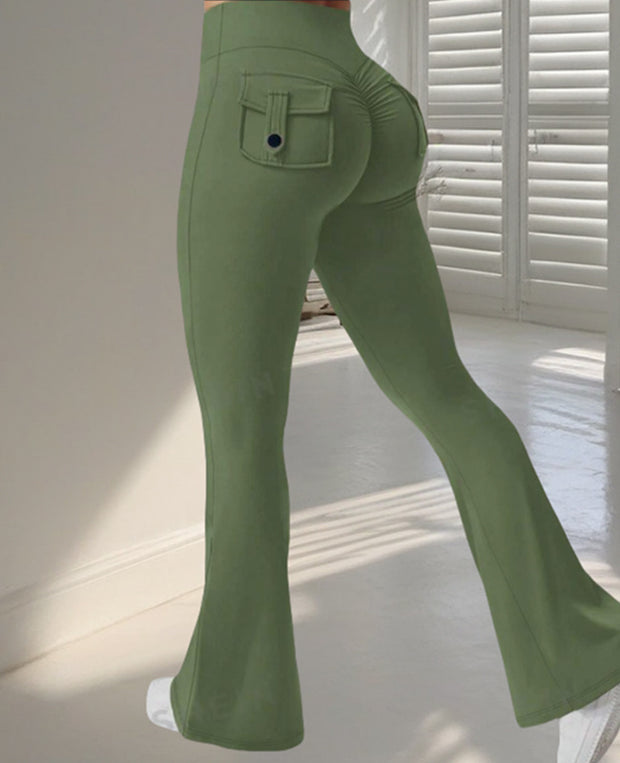 Elevate workouts with yoga fitness flared pants