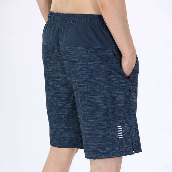 Summer Men's Fitness Shorts - Stay Cool & Confident with Zippered Cotton Gym Wear for Ultimate Performance