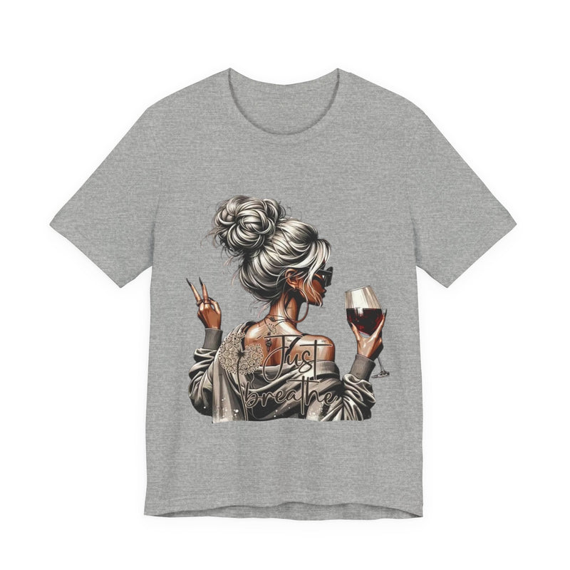 Chic Wine Lover Tee - Perfect for Wine Nights, Casual Outfits & Gifting Friends! Embrace Relaxed Style & Celebrate Your Passion!