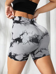 Seamless High-Waist Tie-Dye Yoga Pants for Ultimate Comfort and Hip-Lifting Style
