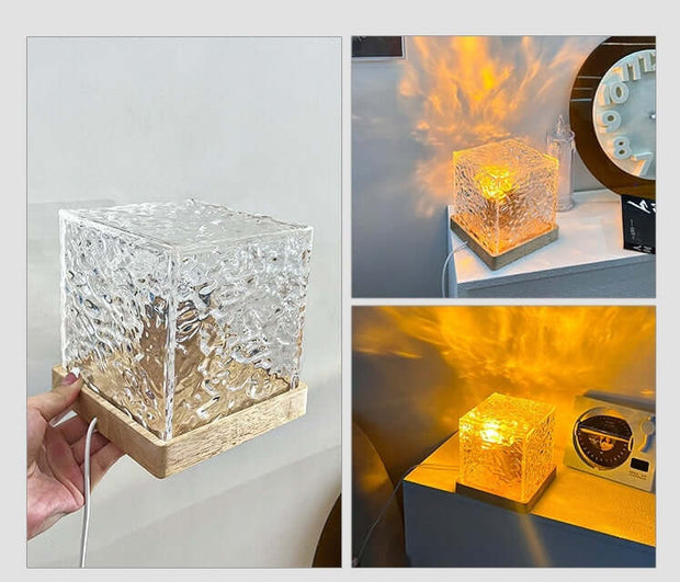 Ripple Effect: Transform Your Space with the Ambient Water Light – Luminous Acrylic Decor for a Soothing Atmosphere