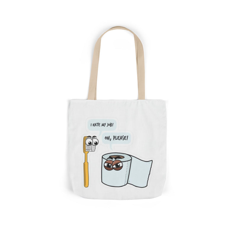 Whimsical Canvas Tote Bag – Perfect for Animal Lovers on the Go!