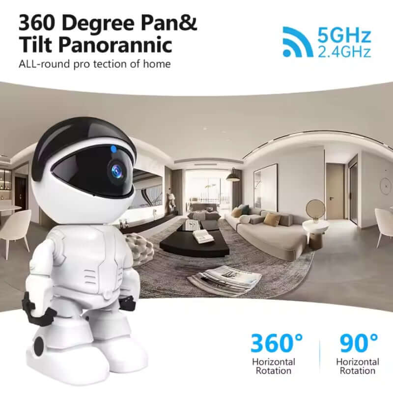 WESECUU Smart Robot WiFi IP Camera 1080P HD Baby Monitor & Home Security