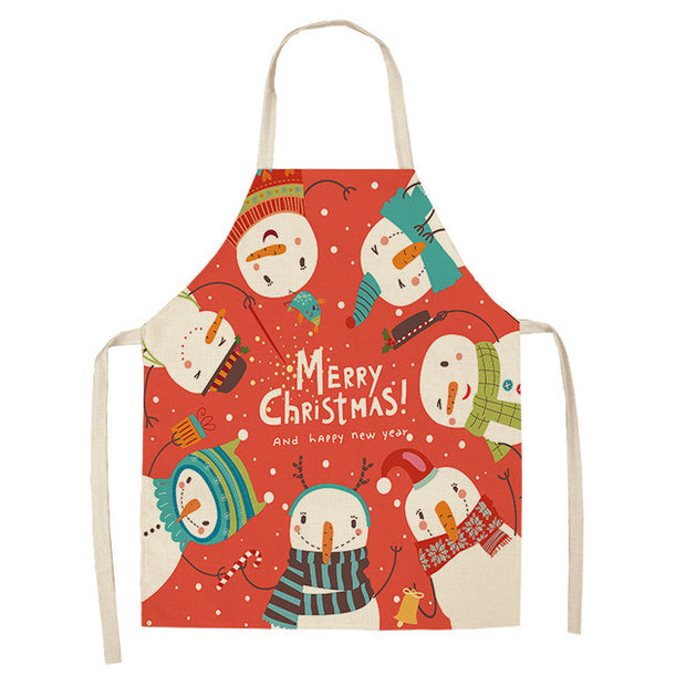 Christmas Cooking Apron for Holiday Baking and Festive Gatherings