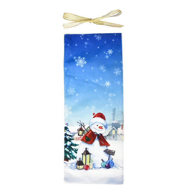 Santa Claus Wine Bottle Cover - Festive Accessory for Xmas Parties