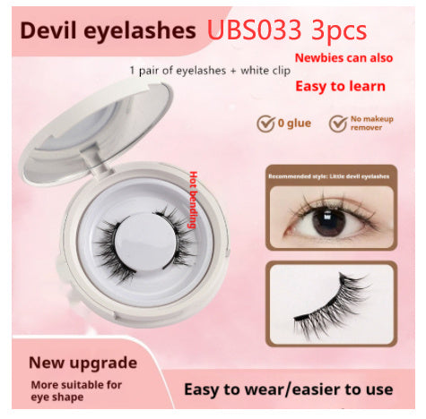 Magnetic Little Devil Eyelashes: Effortless Glam, No Mess, All Day Confidence!