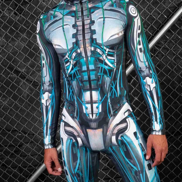 Halloween New Tights 3D Digital Printing  One-piece Costume