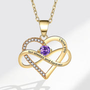 Heart-Shaped Zircon Necklace for Women - Elegant Fashion Jewelry Accessory