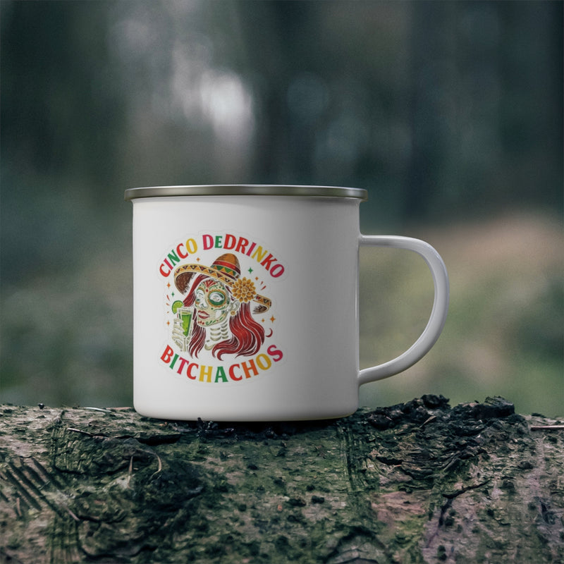 Cinco de Mayo Enamel Camping Mug
