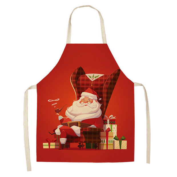 Christmas Cooking Apron for Holiday Baking and Festive Gatherings