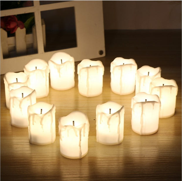 Candle Tears LED Electronic Candle for Weddings, Bars, and Christmas Decor