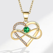 Heart-Shaped Zircon Necklace for Women - Elegant Fashion Jewelry Accessory