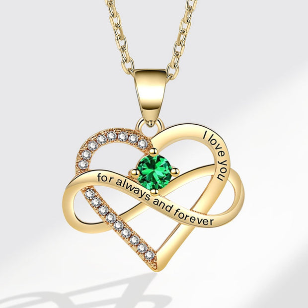 Heart-Shaped Zircon Necklace for Women - Elegant Fashion Jewelry Accessory