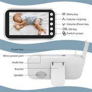 4.3" Inch Baby Monitor - Peace of Mind for Parents with Clear Vision and Night Vision Features