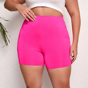 Plus Size High-Waist Lift Hip Shorts