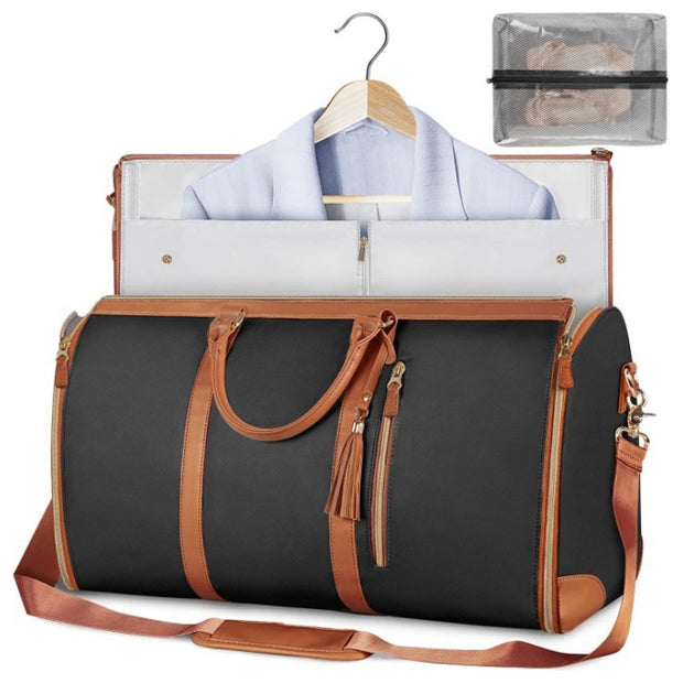 Large Capacity Waterproof Travel Duffle Bag - Foldable Handbag for Clothes and Essentials