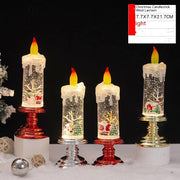 Christmas Candle Light for Desktop - Decorative LED Holiday Centerpiece