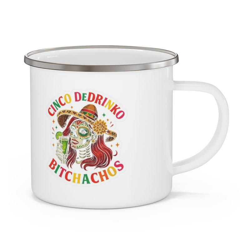 Cinco de Mayo Enamel Camping Mug