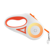 White and orange pet training device on a white background