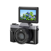 4K Vlogging Digital Camera with Dual Microphone and 180° Flip Screen