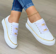 Stylish Thick-Bottom Loafers for Women | Comfortable Walking Shoes