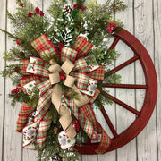 Christmas Door Hanging Decoration - Festive Wall Art for Holiday Cheer