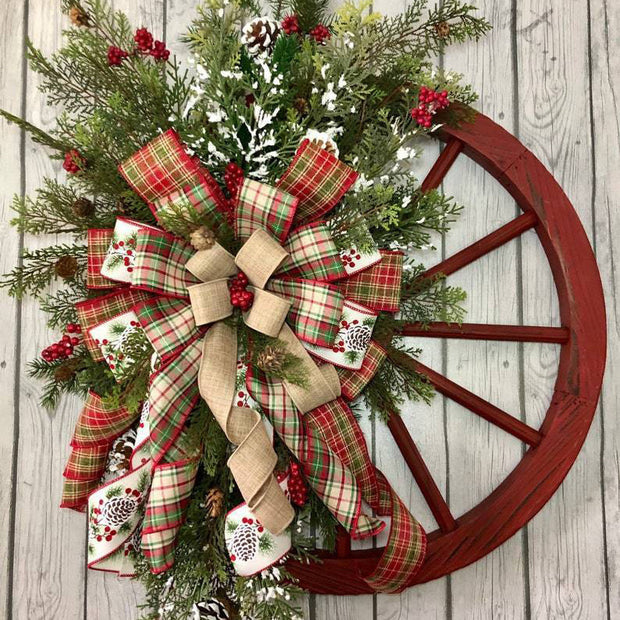 Christmas Door Hanging Decoration - Festive Wall Art for Holiday Cheer