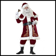 Santa Costume for Adults - Unisex Christmas Outfit for Holiday Parties