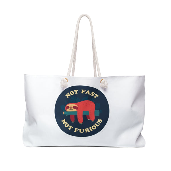 Charming Sloth Weekender Tote Bag- Companion for Beach, Gym & Gifts
