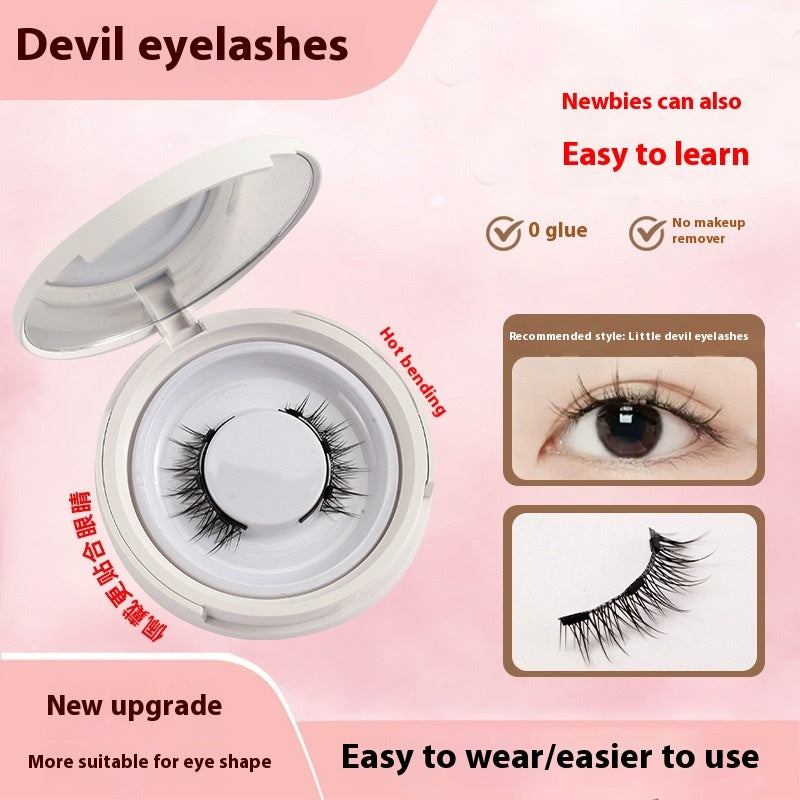 Magnetic Little Devil Eyelashes: Effortless Glam, No Mess, All Day Confidence!
