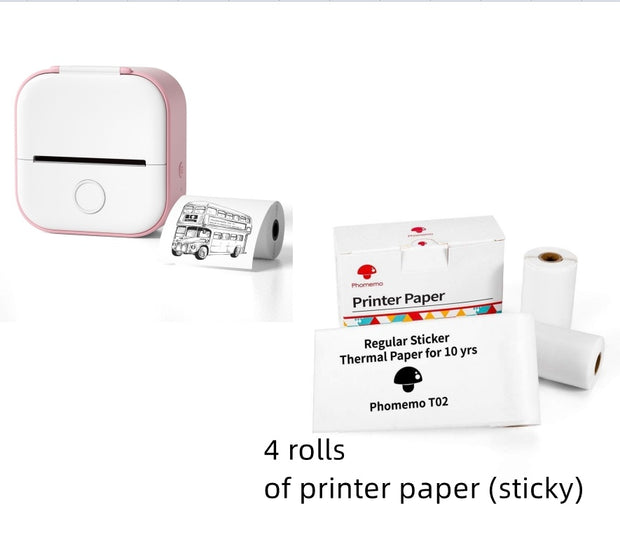 Portable Mini Thermal Label Printer 
