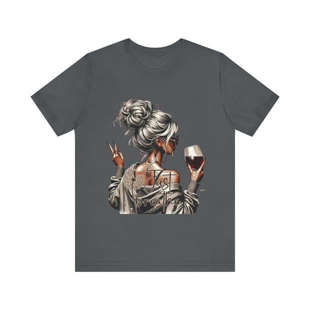 Chic Wine Lover Tee - Perfect for Wine Nights