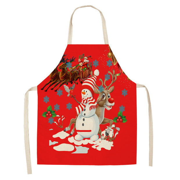 Christmas Cooking Apron for Holiday Baking and Festive Gatherings