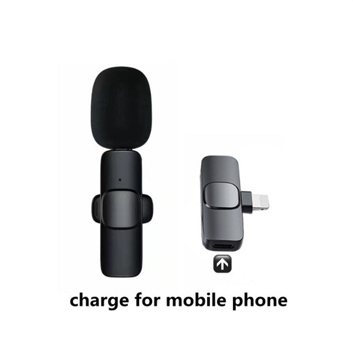 Crystal Clear Wireless Lavalier Microphone for iPhone & Android - Long Battery Life for Effortless Live Streaming & Gaming
