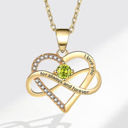 Heart-Shaped Zircon Necklace for Women - Elegant Fashion Jewelry Accessory