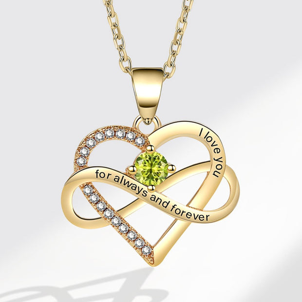 Heart-Shaped Zircon Necklace for Women - Elegant Fashion Jewelry Accessory